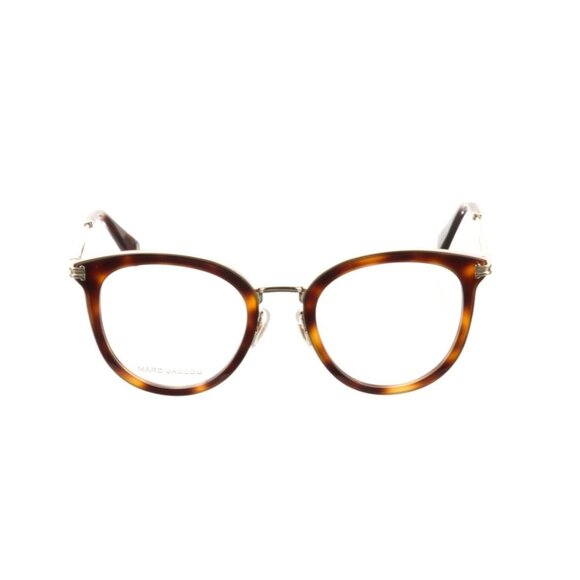 Marc Jacobs Brown and Gold Tortoiseshell Eyeglass Frames main image 4